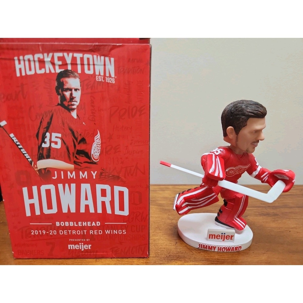 Jimmy Howard Bobblehead Detroit Red Wings 2019-20 NHL‎ Season Giveaway Meijer